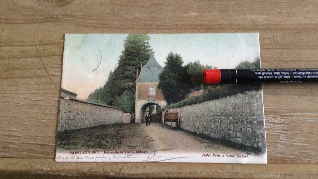 Saint-Hubert entrée vieille abbaye, Avant 1920, Non affranchie, Hainaut
