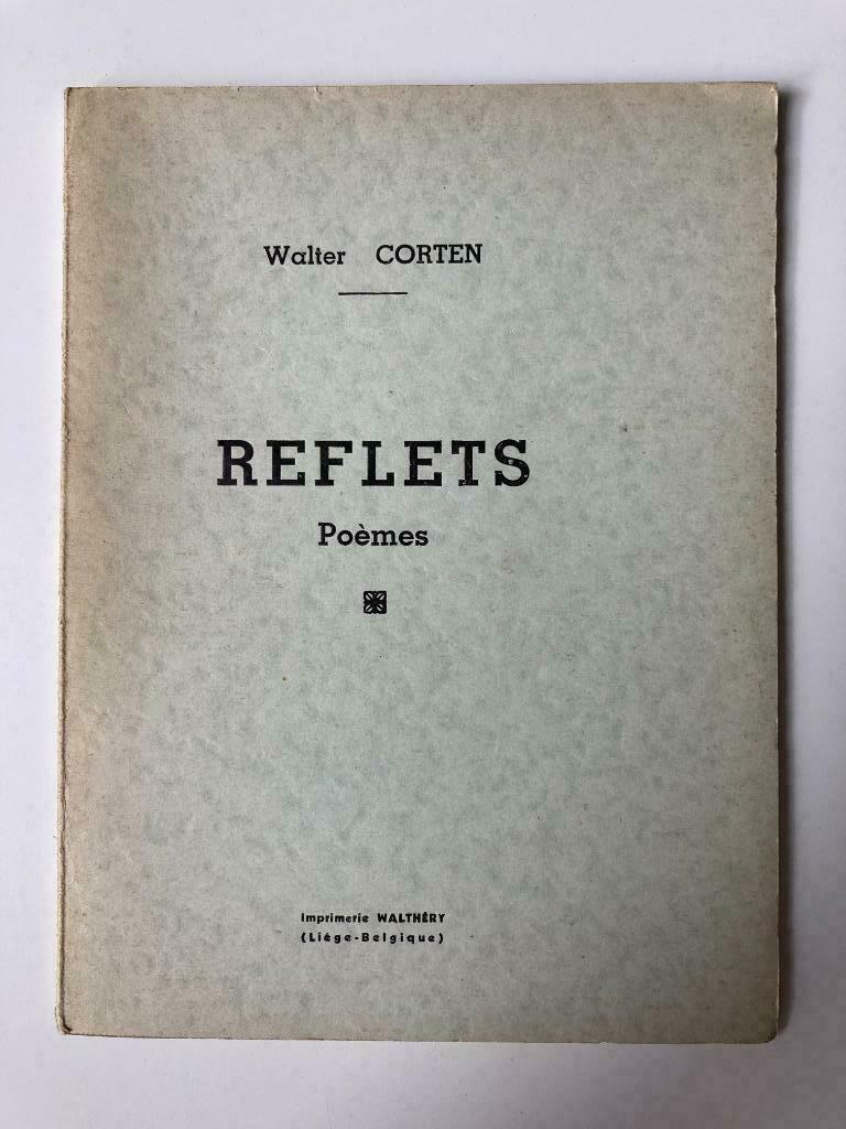 Reflets - poèmes - Walter Corten, Ophalen of Verzenden