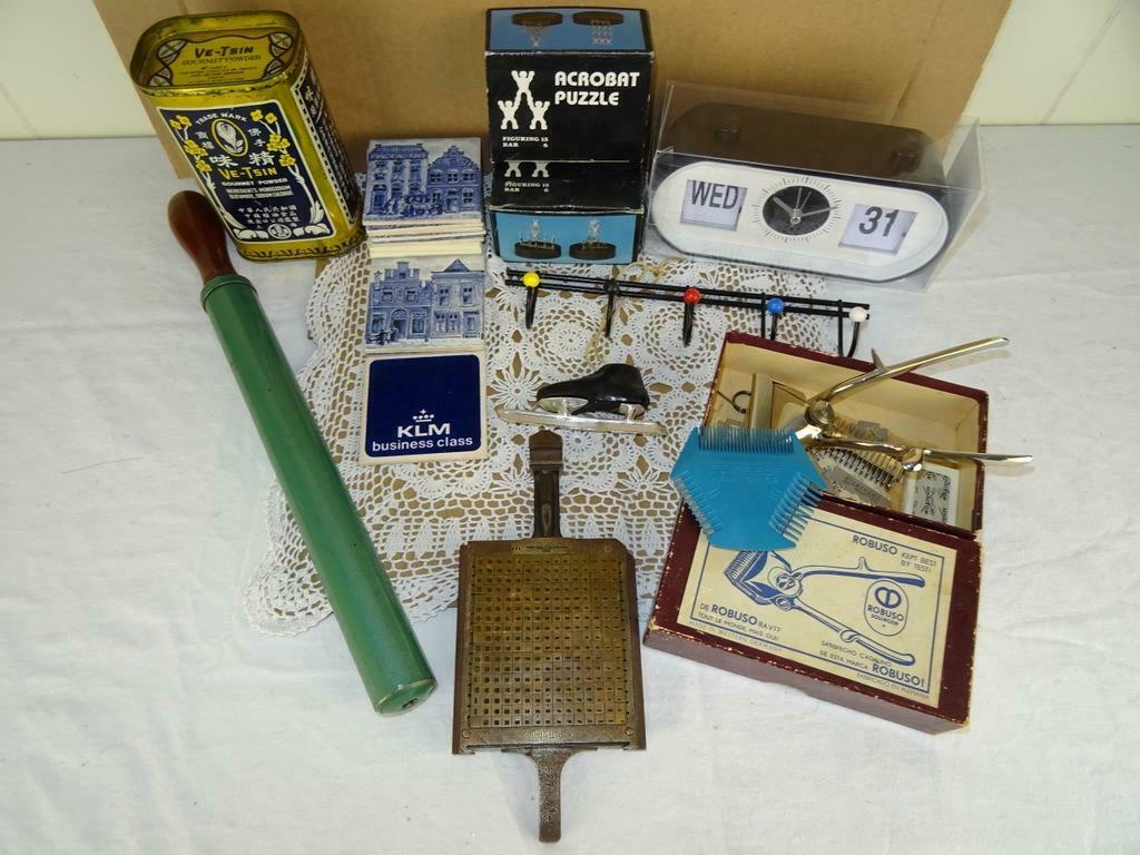 Collectie 9x curiosa antiek vintage magneetspel 9euro p stuk, Ophalen of Verzenden