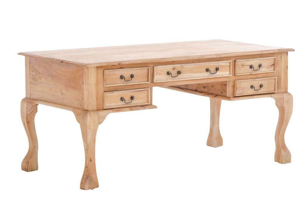 Exclusief Mahonie Houten Bureau - Mahonie Bureau. Nieuw!, Huis en Inrichting, Ophalen of Verzenden, Nieuw