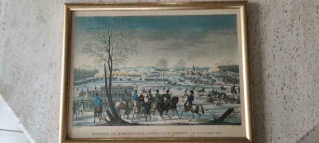 Empire NAPOLEON -BATAILLE DE HOHENLINDEN, Antiquités & Art, Enlèvement ou Envoi