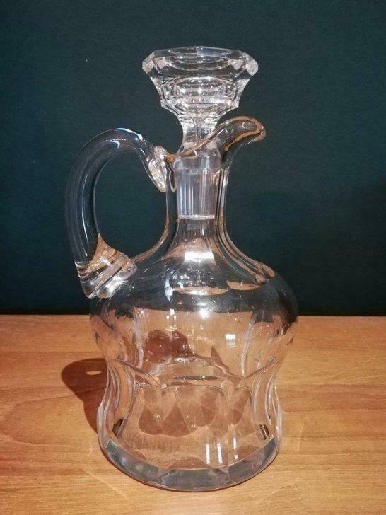 Carafe avec anse en cristal de Saint Louis /Baccarat