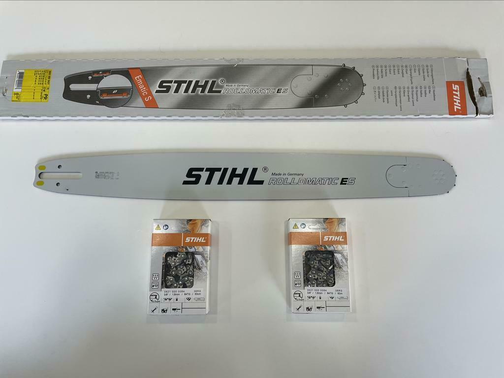 Lame de scie Stihl rollomatic es 63cm + 2 chaines neuve !, Enlèvement ou Envoi