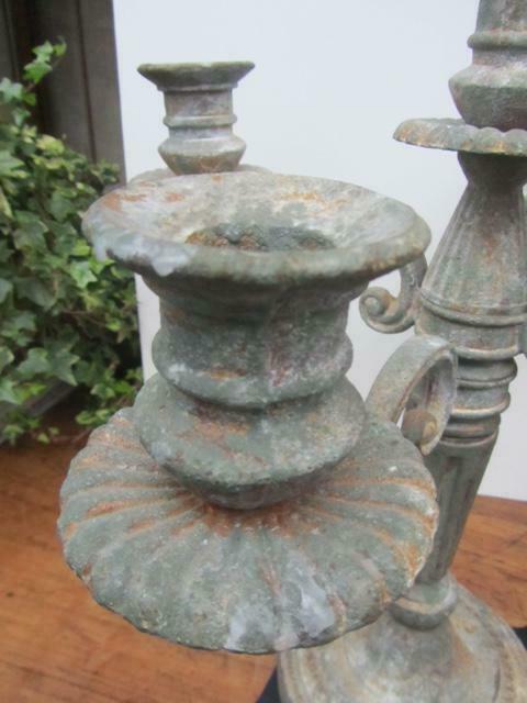 Gietijzeren kandelaar, Ophalen of Verzenden