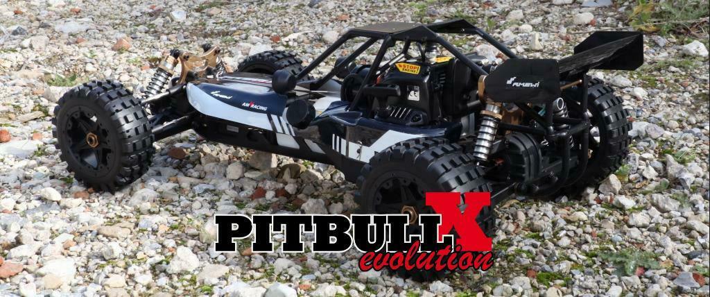RC Benzine Pitbull Evolution Buggy 2-WD 1:5.27cc.2.7 PK RTR, Ophalen of Verzenden, Nieuw, Benzine