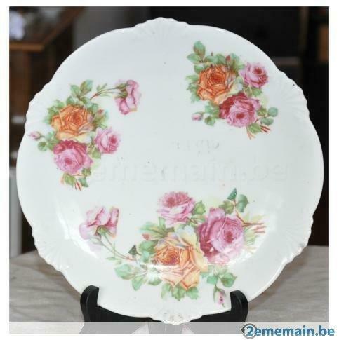 assiette decorative 3 bouquets de rose bavaria, Enlèvement ou Envoi