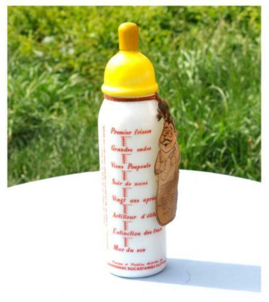 §ancienne bouteille humoristique biberon vintage, Antiquités & Art, Enlèvement ou Envoi