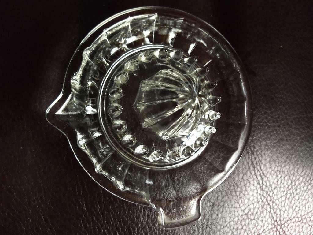 Antieke citrus handpers  gegoten glas, Reims France, Antiek en Kunst, Antiek | Glaswerk en Kristal, Ophalen