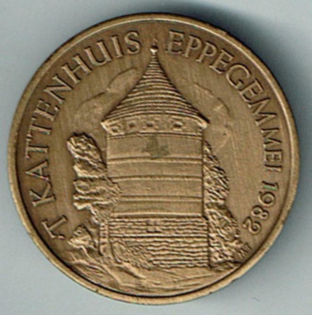 Gemeentepenning Eppegem 1982 100 Eppegemnaar 't Kattenhuis, Verzenden