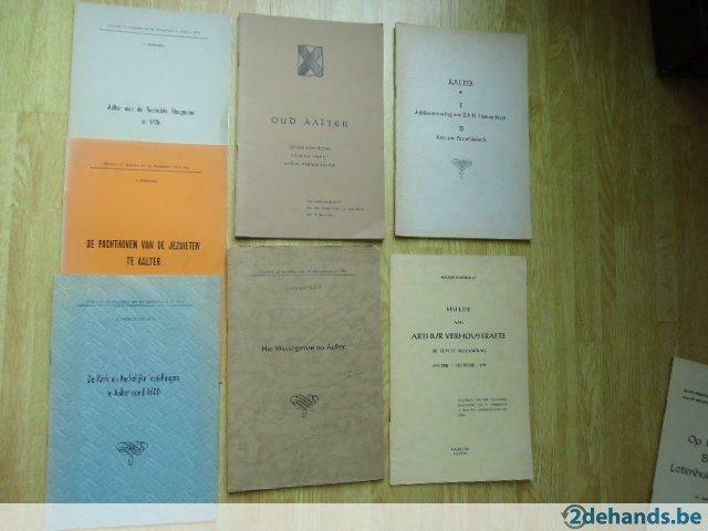 Aalter, 7 publicaties, Verhoustraete, Stockman, Ryserhove, Antiquités & Art, Enlèvement