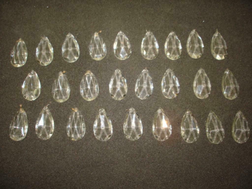 Verschillende antieke glasparels voor oude lusters, Antiek en Kunst, Ophalen of Verzenden