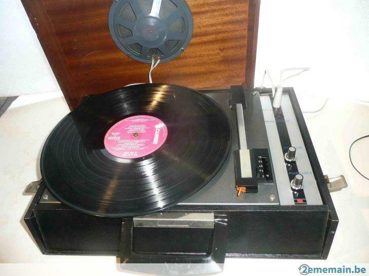 tourne disque  REELA véritable vintage daté 28 02 1972, TV, Hi-fi & Vidéo, Enlèvement ou Envoi, Utilisé, Tourne-disque, Autres marques