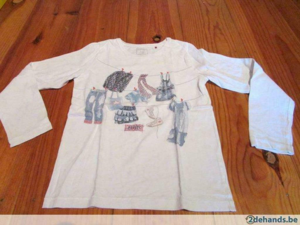 T shirt met lange mouw Esprit maat 128-134, Kinderen en Baby's, Kinderkleding | Maat 128, Ophalen of Verzenden, Gebruikt, Meisje