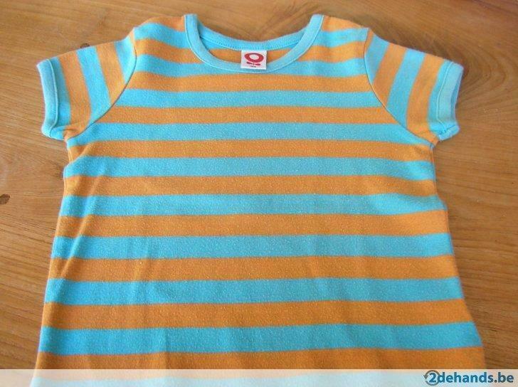 leuk retro t-shirtje maat 98, Utilisé, Garçon, Chemise ou À manches longues