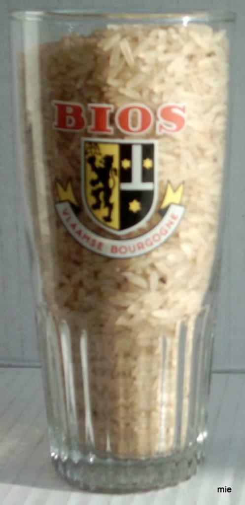 Bier brouwerij glas Bios Van Steenberge Ertvelde, Verzamelen, Ophalen of Verzenden, Zo goed als nieuw, Bierglas