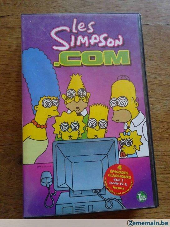 cassettes vidéos VHS les Simpsons. Com, CD & DVD, Tous les âges, Enlèvement ou Envoi, Film