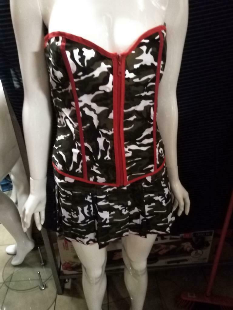 Korset met mini rokje, Ophalen of Verzenden, Overige kleuren, Setje