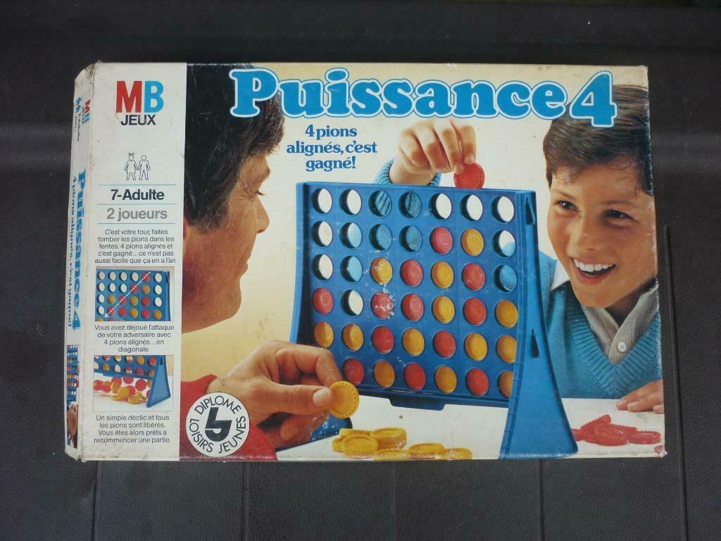 Jeu de société - Puissance 4 Vintage - MB, 1 ou 2 joueurs, Enlèvement ou Envoi, Utilisé, MB
