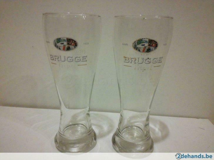 Brugge Tripel glazen33 cl (6 stuks), Ophalen, Gebruikt