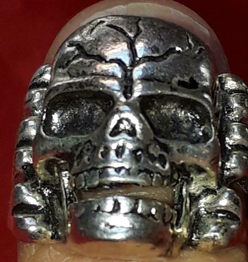 Bague tête de mort., Ophalen, IJzer of Staal, 19 tot 20, Heer