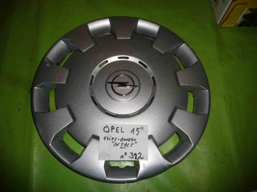 enjoliveur Opel 15'' (n°322) 1pc (idem au n°74), 15 pouces, Enlèvement ou Envoi, Véhicule de tourisme, Utilisé