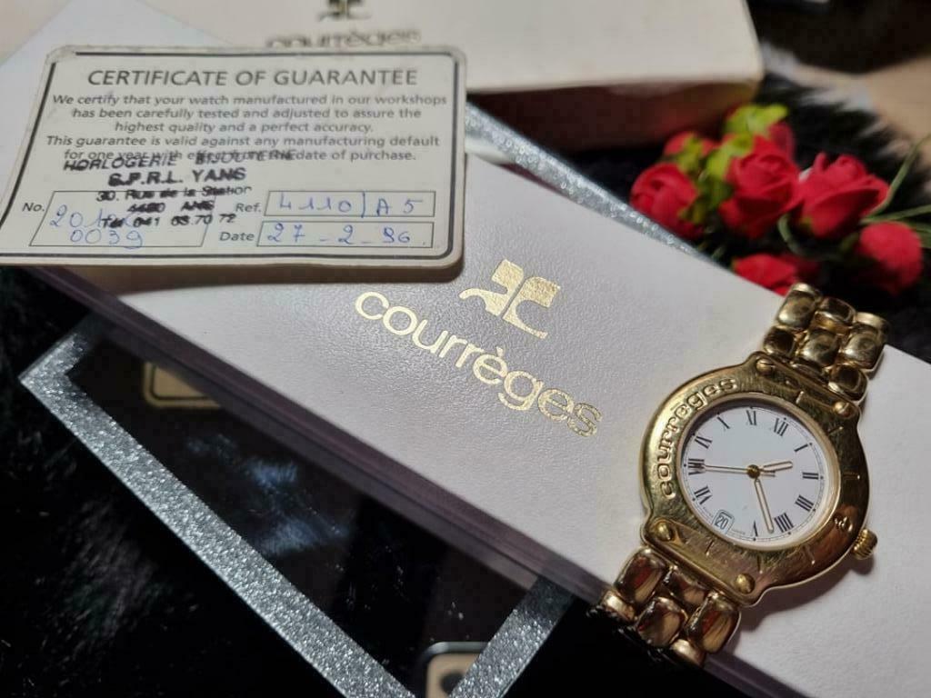 Montre Homme Courrèges C4110/A5/RT, Montre-bracelet, Autres marques, Comme neuf, Or