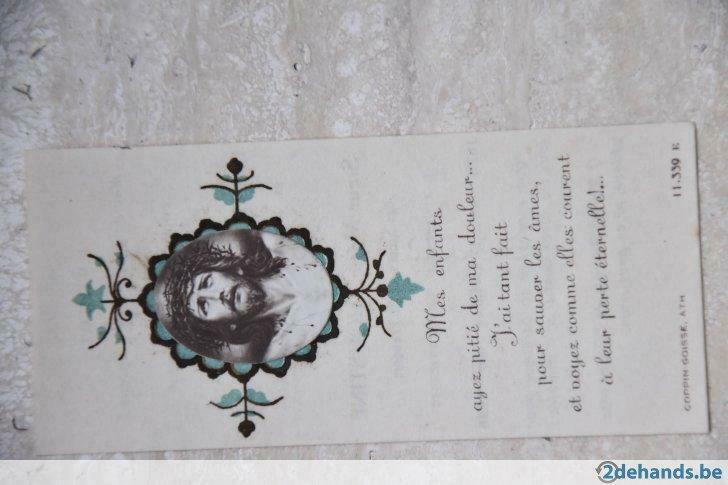 Borgt Lombeek. 1928. Soeur Marie - Augustine, Verzamelen, Bidprentjes en Rouwkaarten, Bidprentje, Verzenden