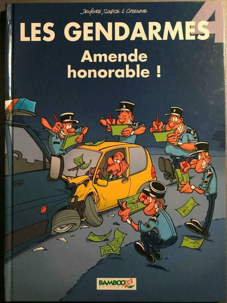 B.D. Les gendarmes N°4 : Amende honorable !, Une BD, Enlèvement ou Envoi, Utilisé, Suplice et Jenfévre