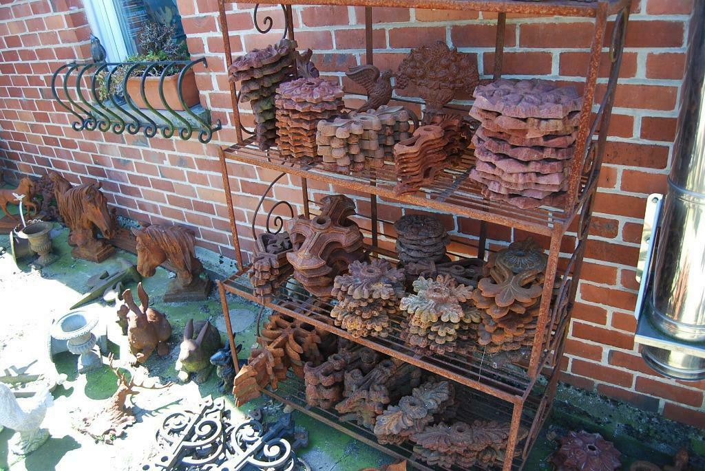 Ancrage de façade,tirant en fonte ouvragée (nombreux modèles, Enlèvement ou Envoi, Comme neuf