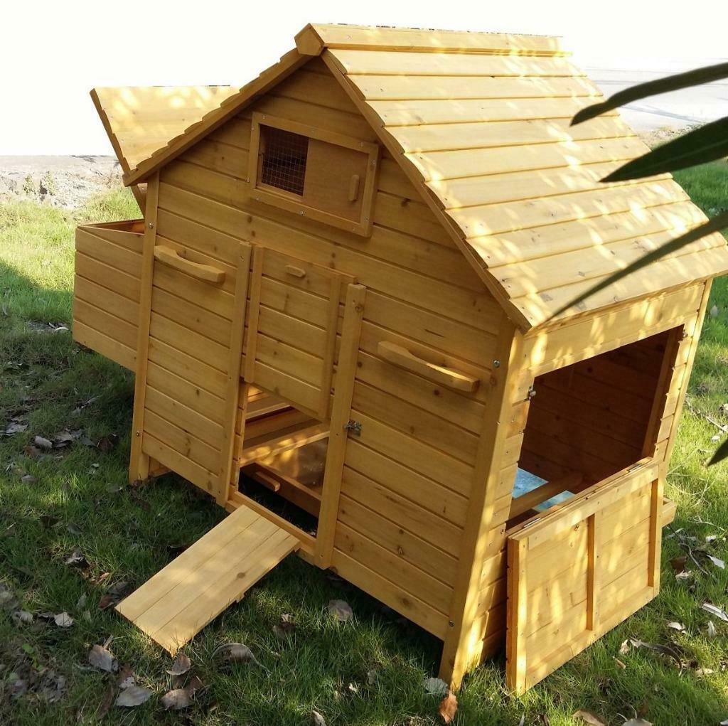 Poulailler XXL abri 8 poules GEANT enclos poule coq parc xxl, Animaux & Accessoires, Envoi, Neuf, Poulailler