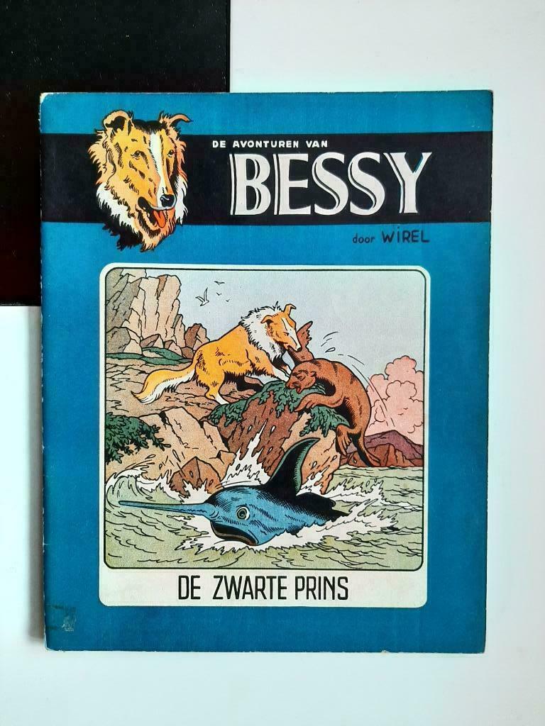 Bessy - De Zwarte prins 11 (eerste druk) - 1956, Gelezen, Willy Vandersteen, Eén stripboek, Ophalen of Verzenden