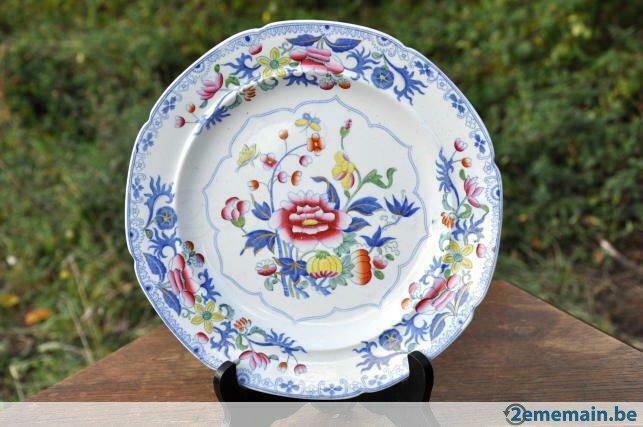 assiette stone china n°3 circa 1900, Enlèvement ou Envoi
