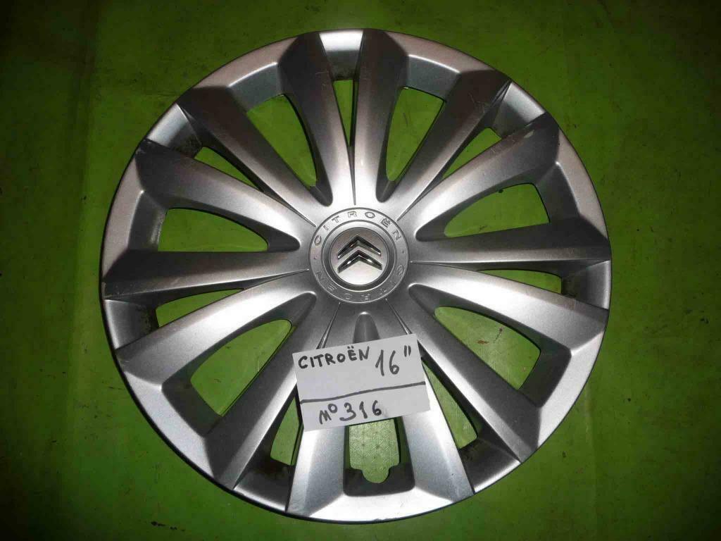 enjoliveur Citroën  16' '(n°316) 1pc parfait état, Enlèvement ou Envoi, 16 pouces, Autre, Utilisé
