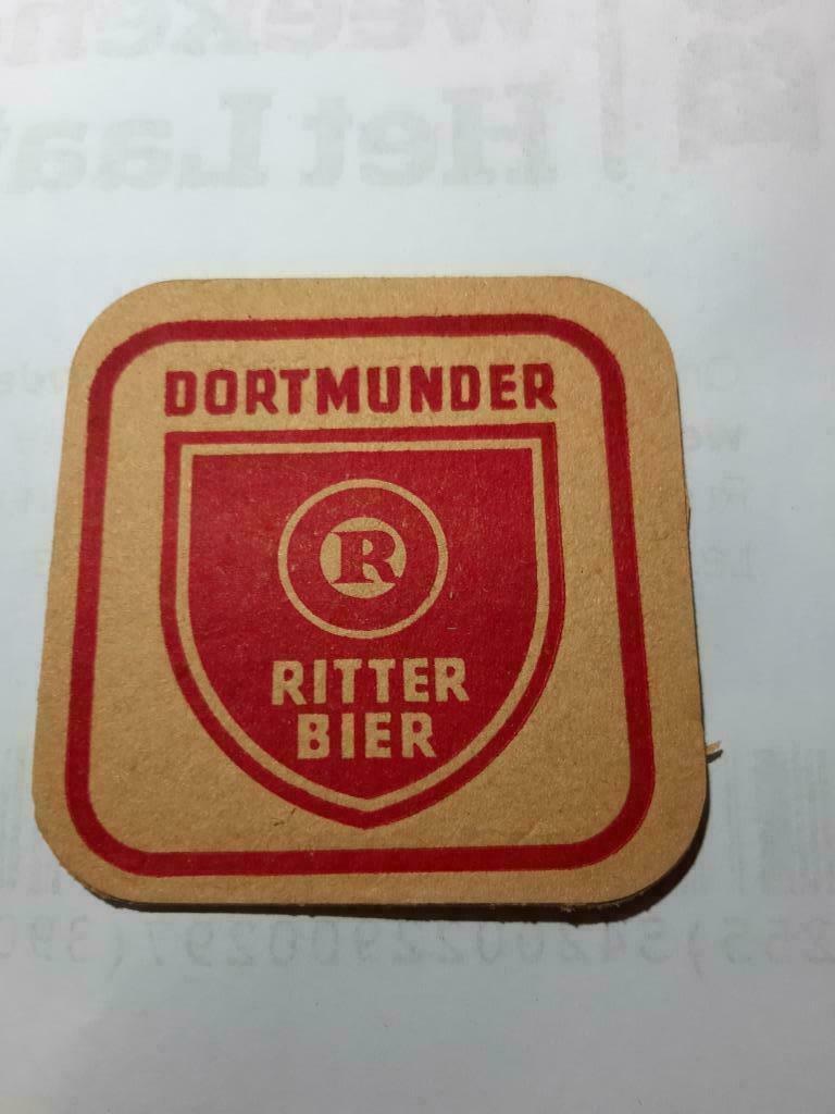 oude bierkaartje: Dortmunder Ritter Bier, Collections, Enlèvement ou Envoi