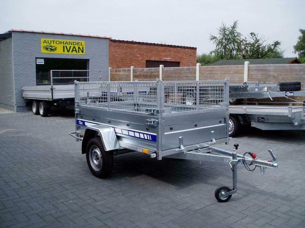 Aanhangwagen 750 kg met loofrek of bordverhoging NIEUW, Auto diversen, Aanhangers en Bagagewagens, Ophalen, Nieuw