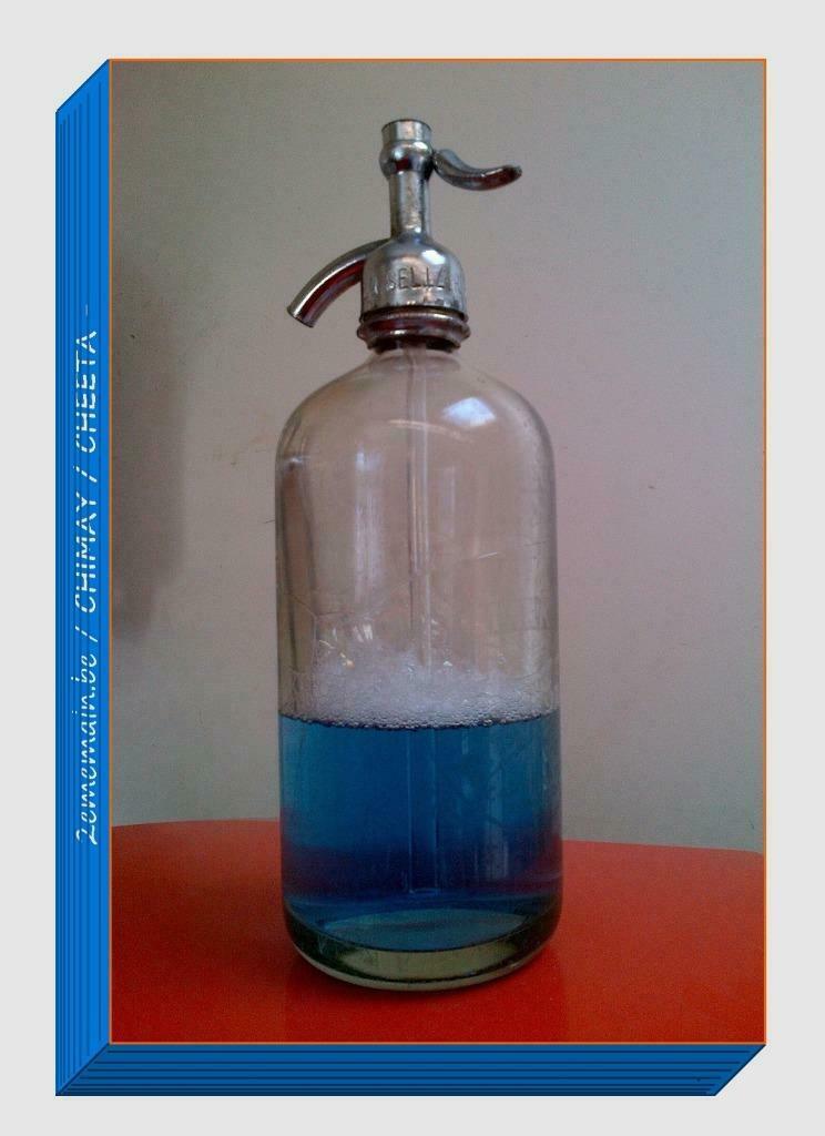 Bouteille à eau de seltz / Syphon ancien ., Collections, Collections Autre, Utilisé, Enlèvement