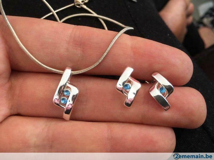 Parure fantaisie chic, Nieuw, Zilver