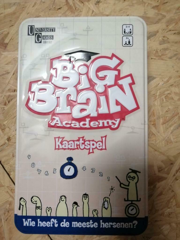 Big Brain Academy kaartspel, Ophalen of Verzenden, Zo goed als nieuw, University Games