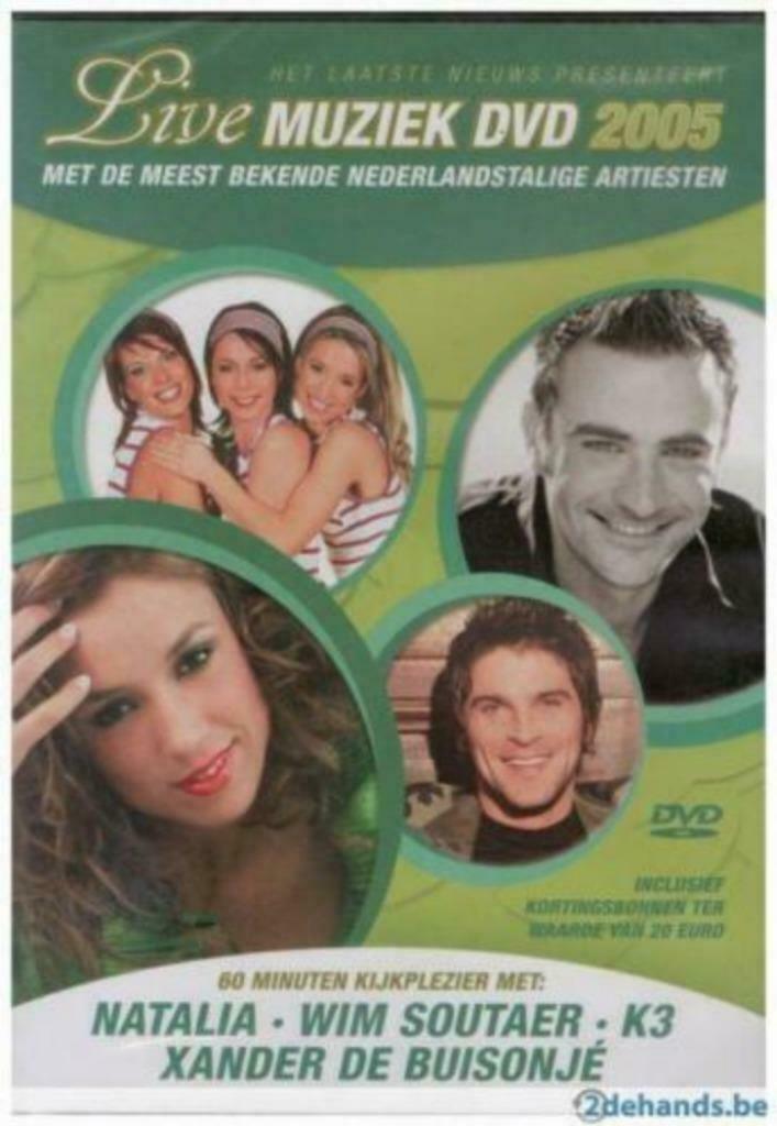 LIVE MUZIEK 2005 (NATALIA, WIM SOUTAER, K3, XANDER DE BUISON, Enlèvement ou Envoi, Neuf, dans son emballage