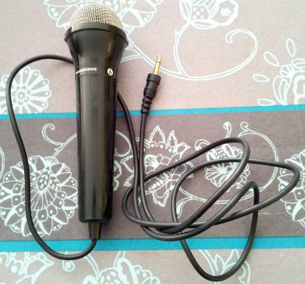 Microphone Bandridge vintage, prise Jack mono 3,5 mm doré, Muziek en Instrumenten, Ophalen of Verzenden, Nieuw, Zangmicrofoon