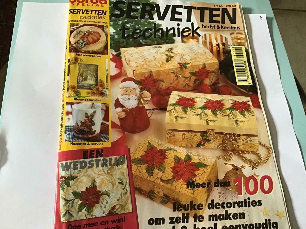 1 burda special servetten techniek E641, Enlèvement ou Envoi, Utilisé