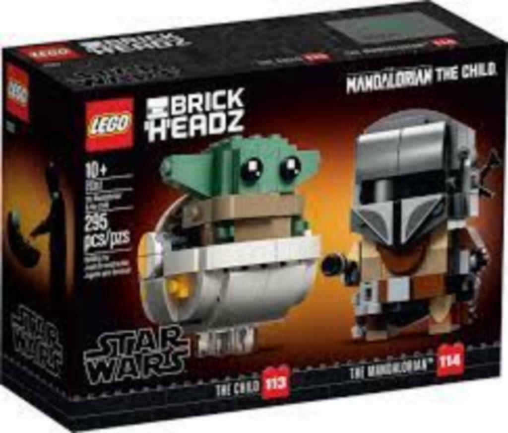 Lego 75317 BrickHeadz Mando en kind, Ophalen of Verzenden, Nieuw, Complete set, Lego