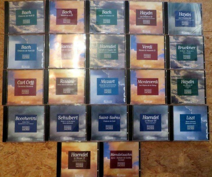 lot 22 cd classique "eblouissante musique sacree "  ed.atlas, CD & DVD, Envoi, Autres types