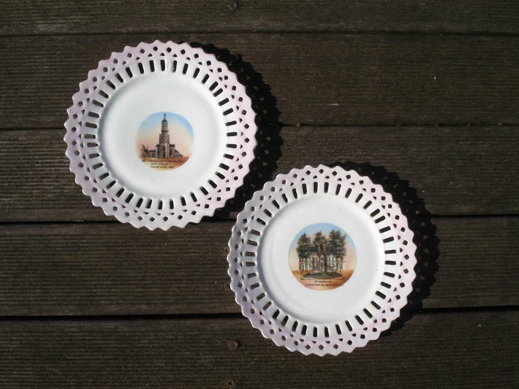 1 Retro bordje van de stad: Sint-Niklaas, Antiek en Kunst, Curiosa en Brocante, Ophalen of Verzenden