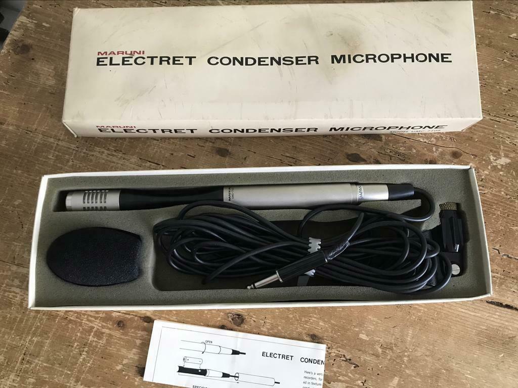 MARUNI electret condenser microphone, Enlèvement ou Envoi, Comme neuf