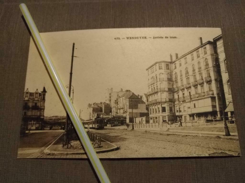 Wenduyne Arrivée d'un tram, Enlèvement, 1920 à 1940, Non affranchie, Flandre Occidentale