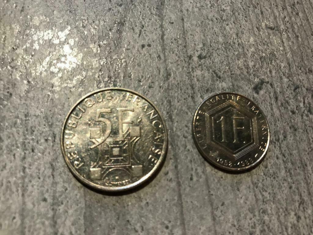 Piece française 1 Franc Charles de Gaulle 1988, Enlèvement ou Envoi, France, Monnaie en vrac