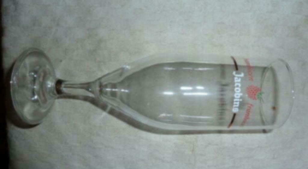 #D Bier glas JACOBINS FRAMBOZEN - FRAMBOISES, Ophalen of Verzenden, Nieuw, Bierglas