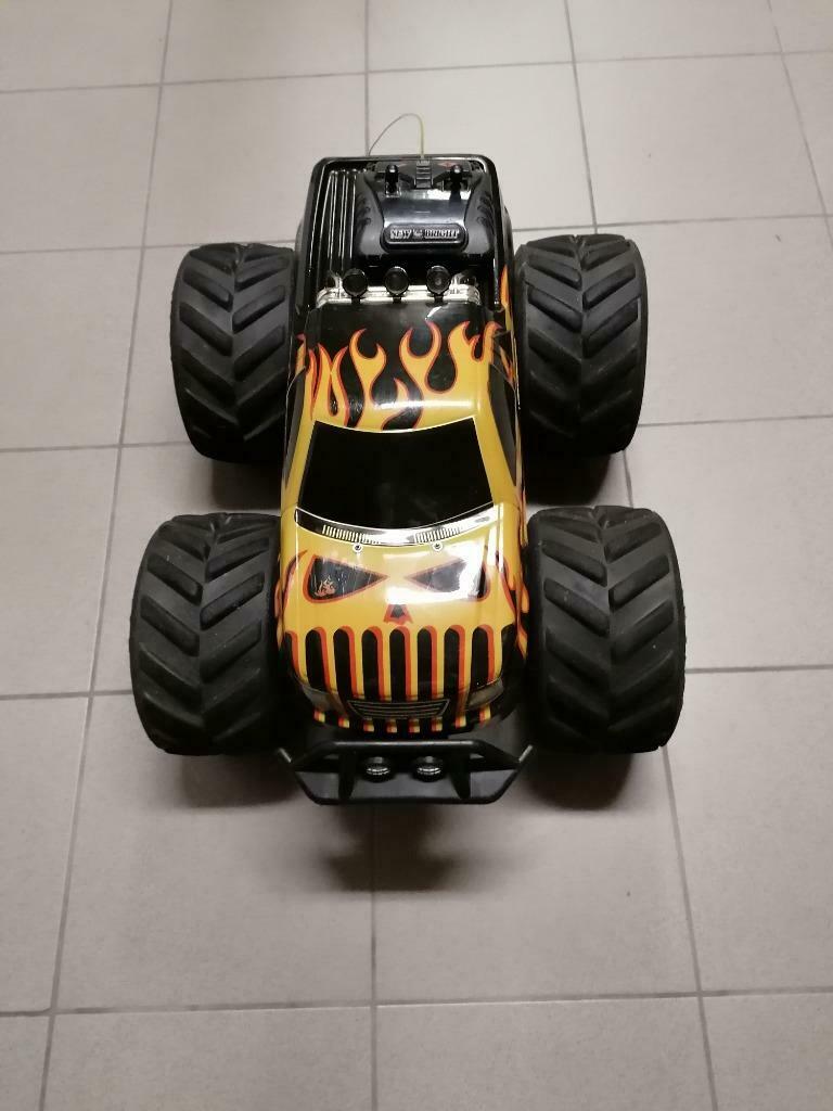 Speelgoed Monster truck met remot controle, Ophalen, Gebruikt, Met licht