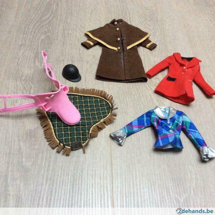 Paardrijd kleding Barbie, Kinderen en Baby's, Ophalen of Verzenden, Gebruikt, Barbie